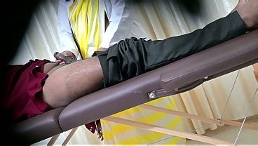 sexy doctor using patient