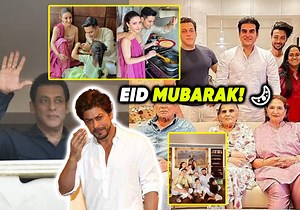 16K views · 95 reactions | "Aap bhool gaye kal Eid hai?" Watch how Bollywood and TV stars celebrated Eid with their loved ones. Joy, laughter, and lots of love filled the air as Shah Rukh Khan, Salman Khan, Hina Khan, and Soha Ali Khan shared glimpses of their Eid festivities! #salmankhan #SRK #shahrukhkhan #Eid #eid2024 #viral #actor #trend #trending #bollywood #pinkvilla #tbt #throwback | PinkVilla | Facebook