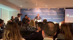 1.8K views · 162 reactions | Earlier this morning, Ariel Gold disrupted war criminal Elliott Abrams as he spoke to pro-regime change thinktank the Atlantic Council about the US-backed coup attempt in Venezuela. #HandsOffVenezuela | CODEPINK: Women For Peace | Facebook