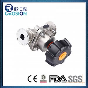[Hot Item] Sanitary Stainless Steel 304 316L Tri-Clamp Pneumatic Diaphragm Valve