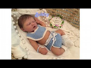 🎈New – Precious, hyper-realistic silicone baby boy Bobby! 💙🍼🧸 (He is the twin brother to Brielle)
