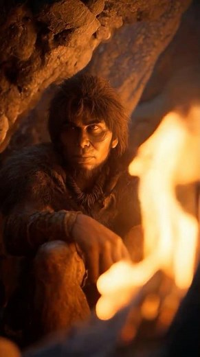 When the fire was our only light — prehistoric life in a cave 🔥