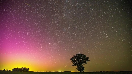 Perseid meteor shower & aurora 2024 happening now 😍 | Nordic Space