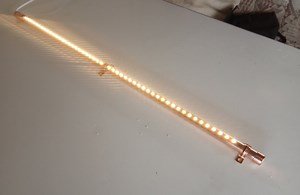 65cm / 2.1ft Touch Dimmer or Push Switch, 12V Copper Lighting Fixture With Saddle Clips. Campervan, Motorhome. - Etsy Canada