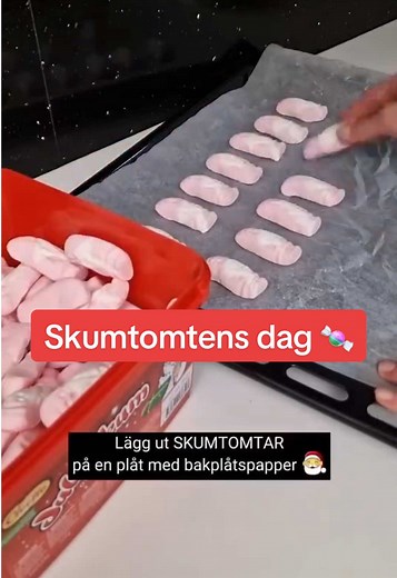 Idag är det skumtomtens dag! @Tips & Trix delar med sig av en storslagen favorit. Testa du också 😋 #jula #julasverige #diy #skumtomtar #juleskum