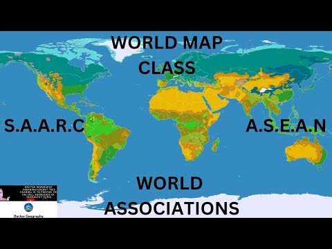 WORLD MAP CLASS, SAARC AND ASEAN..#worldmap #asean #saarc