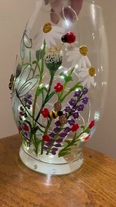 Dragonfly Vase, Painted Dragonflies With Fairy Lights, Dragonflies Painted on Vase, Dragon Fly Accent Light, Beautiful Dragonflies - Etsy Canada