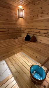 6x8x7 Custom Sauna. All knotty Cedar. Free floating benches. HUUM Hive Mini Electric Sauna Heater. Order yours at bsaunasusa.com DIY#sauna#banya#cedar#indoor#outdoor#barrel#prefab#custom#venik#whisk#relax#detox#hot#rocks#stove#woodburning# | Bsaunas USA