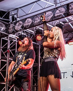 We brought some Rock to Nashville and It was a HOT one! Helluva good time sharing the stage with Royale Lynn and a surprise appearance by the legendary Billy F Gibbons !!! Thank you 6th and Peabody for having us! •#timmontana #royalelynn #billygibbons #nashville #rock | Tim Montana
