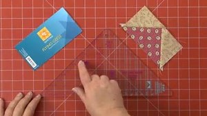 This EZ Flying Geese and Star Ruler is ideal for cutting triangles for Flying Geese and Saw Tooth Stars. No math; no wasted fabric. Watch this short video about the EZ Flying Geese and Star Rule and go here to order: http://bit.ly/1ILWikn. | QuiltersWorld