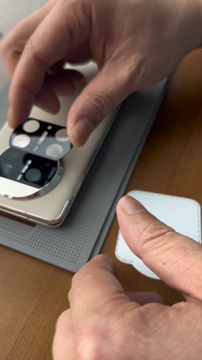 Huawei mate x3 folding screen screen protector apply #huaweimatex3 #matex3 #screenprotector #reels | Tech way