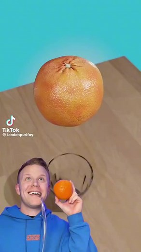 Stick the Orange in the Glass: Simple Trick Challenge