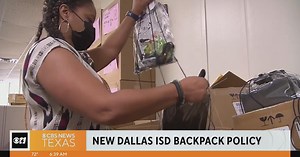 Dallas ISD to require clear backpacks for students in all grades