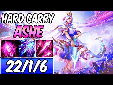 HARD CARRY ASHE ADC LEGENDARY | Best Build & Runes | SPIRIT BLOSSOM ASHE | League of Legends
