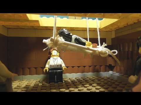 Lego Bible: Jesus heals a paralyzed man Bible stop-motion Family friendly (English)