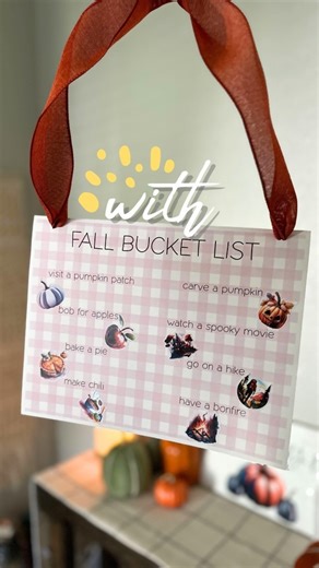 1.8K views · 18 reactions | Create a season full of memories with our NEW PNG category!  Embark on your Fall bucket list with this delightful Fall craft and discover a treasure trove of high-res PNGs through the link in our bio!  Tune in tomorrow to see the next project we create! ✂️ . #CreativeFabricaCrafts #PNGCategory #PNGCraft #PNG #FallSignCraft #FallBucketList #FallActivities #FallMemories | Creative Fabrica | Facebook