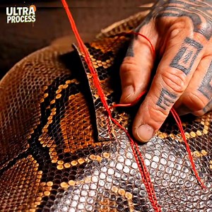 4M views · 71K reactions | The process of making a million-dollar masterpiece from snake skin | Ultra Process | Facebook