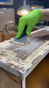 Stripping Paint From 1800s Antique Dresser #restoration #antique #furniture | Mad City Modern