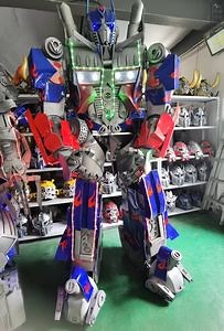 [Hot Item] TV Movies Wearable Adult Transformers Cosplay Costume Blue Optimus Prime Costume