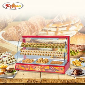 [Hot Item] Food Warmer Series Dh-828 Professional Roast/Fry Chicken Use Hot Food Display Showcase