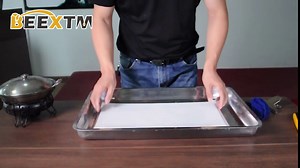 Beeswax Foundation Press Mold Silica Gel Base Mold Beekeeping Silicone Flexible Bee hive Wax for Machine Foundation Sheets Press Tool for Beekeeper (Blue)