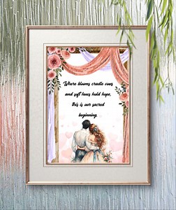 Elegant Wedding Printables • Custom Name Welcome Sign & Invitation - Etsy UK