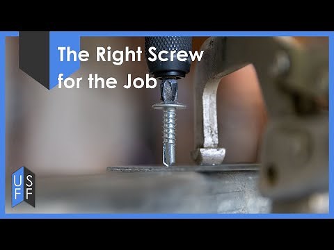 The Right Screw for the Job: A Metal Framing Guide