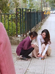 61K views · 664 reactions | A poor pretty girl robbed money from an old beggar woman. | Scene Life | Facebook