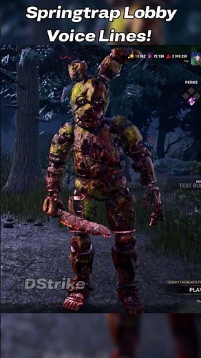 Springtrap All Lobby Voice Lines!