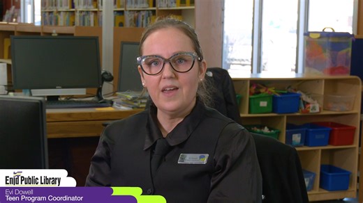 TEEN ADVISORY BOARD: Evi Dowell, Teen Program Coordinator at the Enid Public Library, invites teens to consider serving on the Teen Advisory Committee. Come to the info night, 4:30 to 5:30 on January 30. There will be snacks! | City of Enid Oklahoma Government