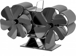Temz® Dubbele Kachelventilator - Ventilator voor Houtkachels, Gaskachels en... | bol