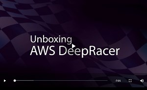 Page de démarrage d’AWS DeepRacer