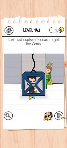 Brain test 3 game level 143