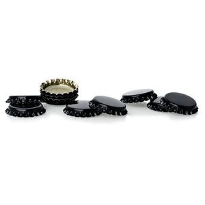[Hot Item] 26 mm Beer Crown Cap Black Gold Beer Bottle Caps