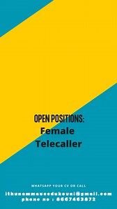 3.3K views | ITHU NAMMA VEEDU  8667463872 We are hiring Female telecaller | Ithu Namma Veedu | Facebook