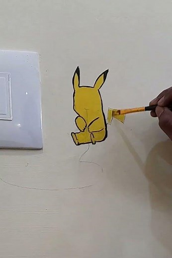 easy switch board drawing 🥰#appu's creativity #wall painting 🖼
