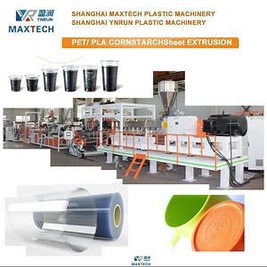 [Hot Item] Pet/ PP/ PS/ PLA/ ABS Cups Cake Containers Sheet Extruder Machine
