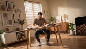 GTPLAYER Electric Standing Desk with Drawers, 48 x 24 Inches Height Adjustable Computer Desk with Monitor Stand, Laptop Stand, Sit Stand up Desk with Memory Preset for Home, Office, Ivory White