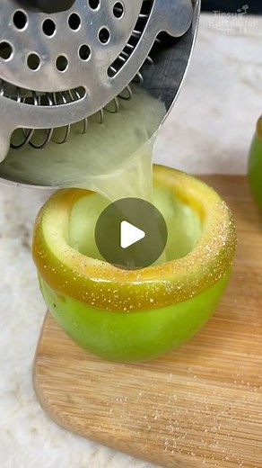TIPSY BARTENDER  on Instagram: "Edible Crown Apple Shot Glasses "