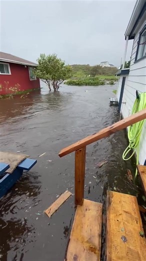 Lee brings flooding to parts of South Shore, Nova Scotia. Nearly 130,000 are without power in Nova Scotia as high winds and flooding challenge the region. 🎥 Carrie Ryan via Storyful | AccuWeather