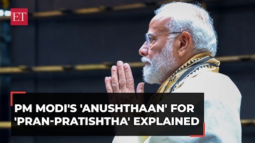 #RamTempleConsecration Ceremony: #PMModi's 'Anushthaan' for...