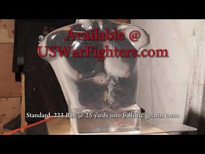 Frangible 5.556 ammunition testing