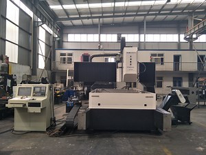 [Hot Item] 3000*1600 Working Table Size Steel Plate Drilling Machine in Bridge Structure