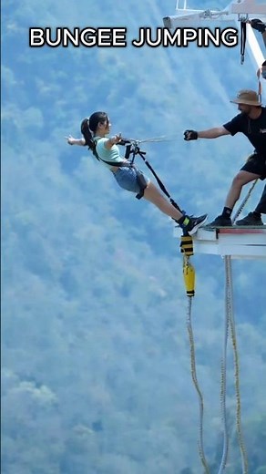 "Most Epic Bungee Jumping Moments | Heart-Stopping Clips!"
