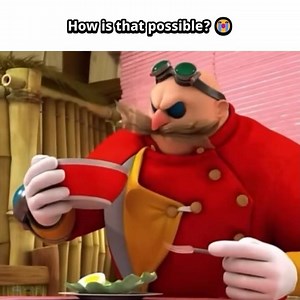 The soup is cold and the salad is hot 💀 #sonic #memes