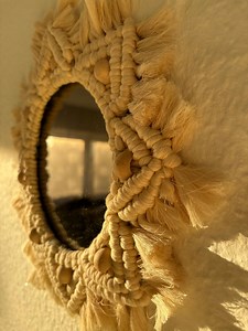 Miroir en macramé - Etsy France