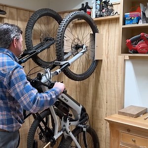 Bike Rack Build: What if The Tire Goes Flat? | Jon Peters Art & Home | Facebook
