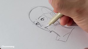 2.8K views · 306 reactions | How to draw a basic face shape step by step ( Drawing with Chommang) ✍️ #art #sketch #drawing #pencildrawing #pencilart #pecilsketch | Chommang Drawing | Facebook