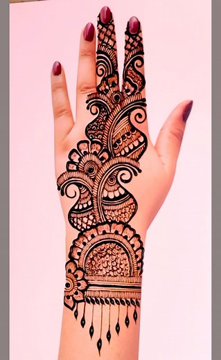 7.8K views · 122 reactions | Simple Arabic mehndi designs for rakhi festival simple henna new Arebic mehendi, #mehandi | Mehndi Design | Facebook
