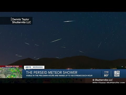 Perseid Meteor Shower to light up the sky Wednesday night